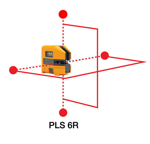 新世代 PLS6R 紅光 點+線雷射儀